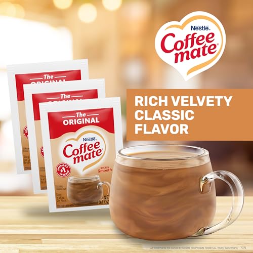 Coffee Mate Nestle Coffee mate Coffee Creamer, Original, Non Dairy Powder Creamer Singles Packets, 3g Powdered Packets (Pack of 1000) - Image 2