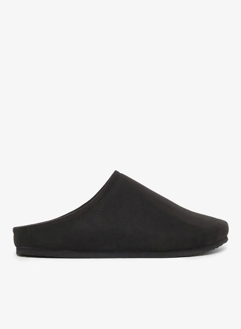 ستايلي صنادل ستايلي سدادات جلد سويدي صناعي مستديرة