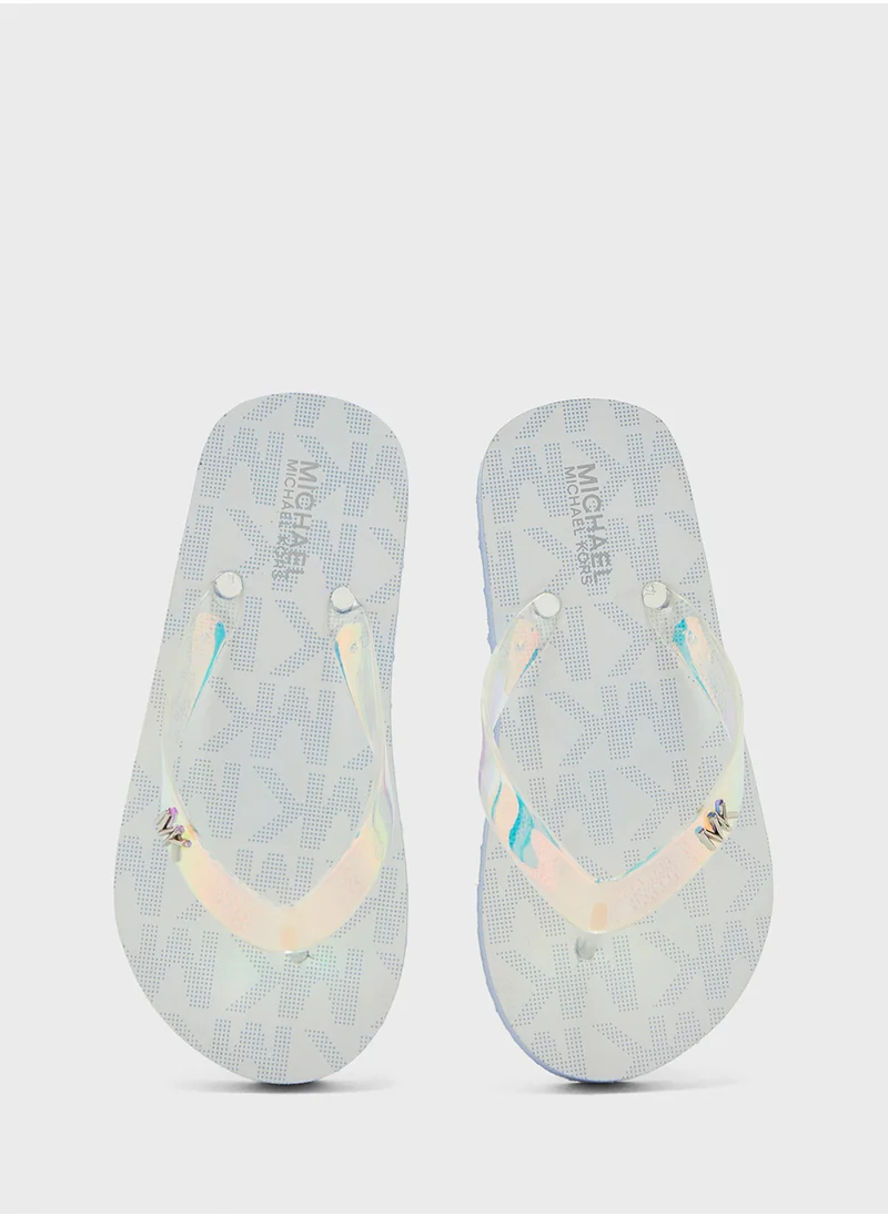 Michael Kors Youth Endine Kendry Flip Flops