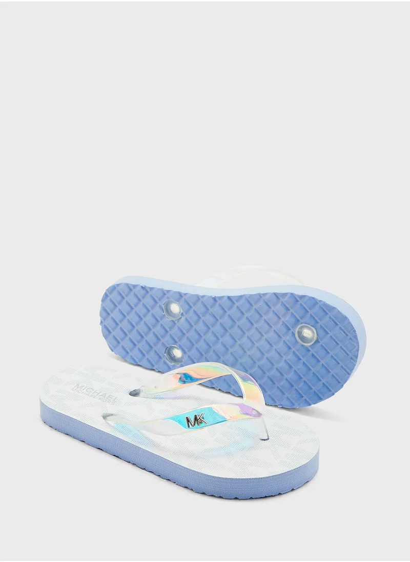 Michael Kors Youth Endine Kendry Flip Flops
