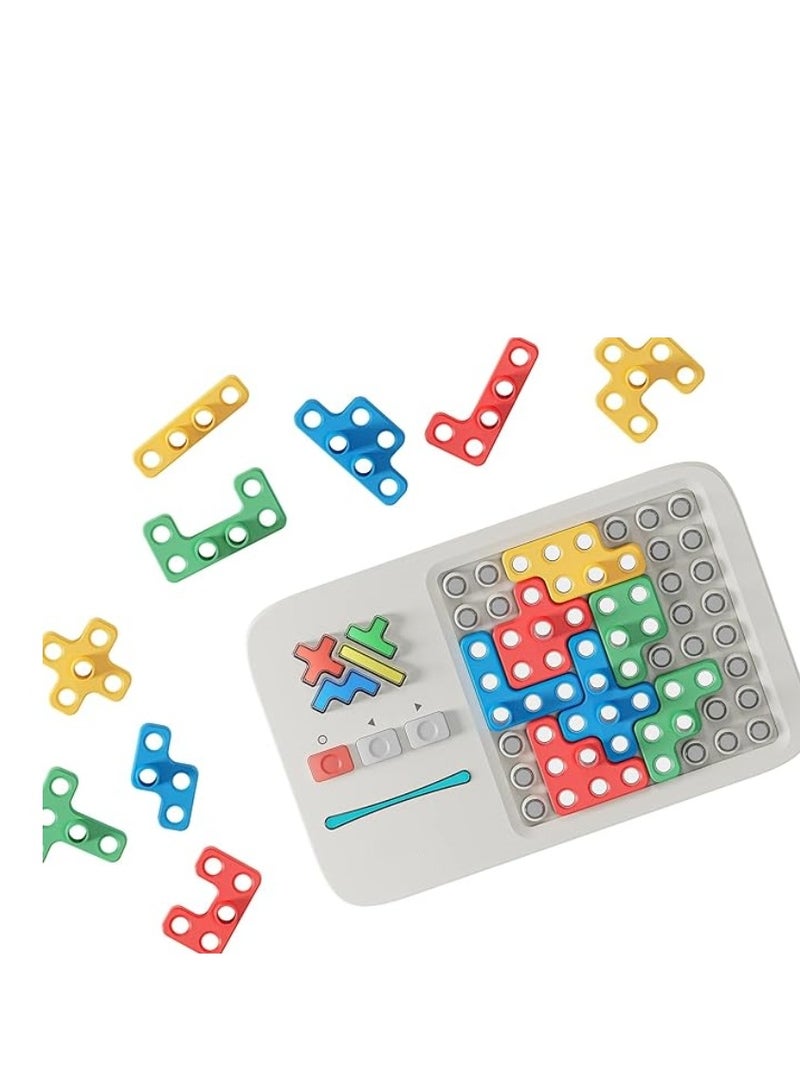 M MIAOYAN Super Block Pattern Matching Puzzle Game, Original 1000+ Challenging Brain Teasers Toy for Kids and Teens, Ideal Gift for Kids, Travel Game for Road Trips - Image 2