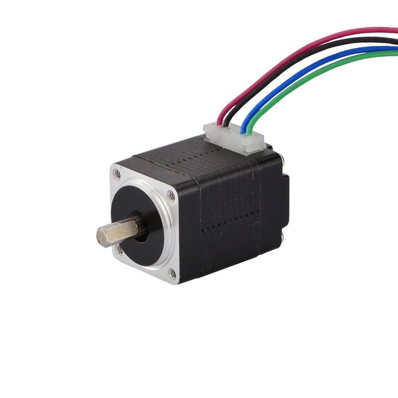 STEPPERONLINE Nema 8 Bipolar Smallest Stepper Motor 1.6Ncm/2.3oz.in 1.8deg 28mm 0.2A 4 Leads - Image 1