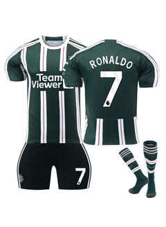 2023/24 Season Red Devils Football Jersey RONALDO #7 Football Jersey/Shorts Socks Gift Set Kids Sizes & Adult Sizes for Fans & Friends