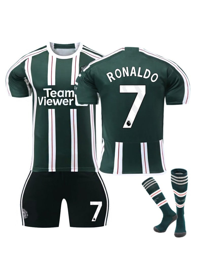 General - 2023/24 Season Red Devils Football Jersey RONALDO #7 Football Jersey/Shorts Socks Gift Set Kids Sizes & Adult Sizes for Fans & Friends - Image 1