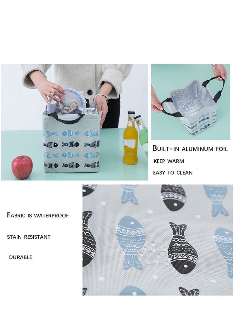Deo King Oxford Cloth Waterproof Insulation Lunch Box Bag - Image 3