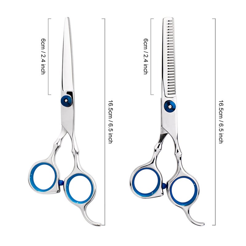 Himart Professional Home Hair Cutting Kit Home Haircutting Scissors Barber Salon Home Thinning Shears Kit with Comb and Case for Men Women - Image 3