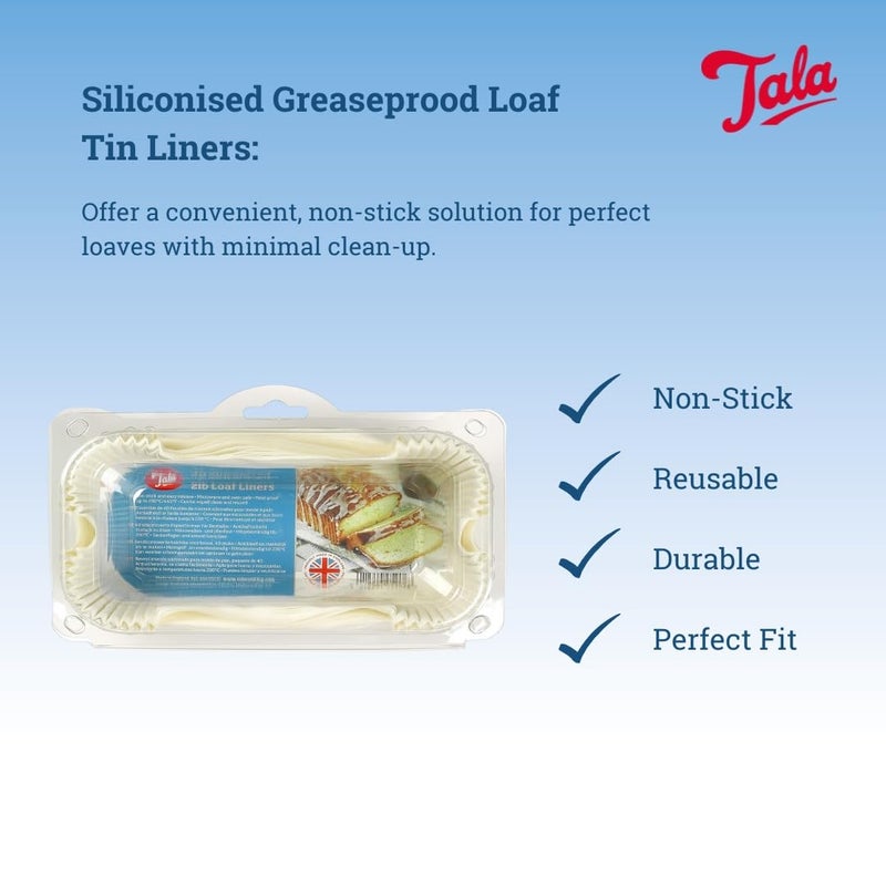 Tala Siliconised Loaf Liners, Cream - Image 3