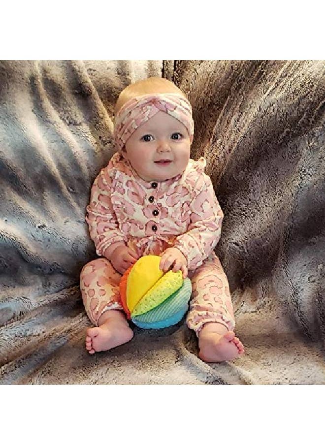 HABA - Rainbow Fabric Ball Machine Washable With 8 Different Sensory Affects - Image 1