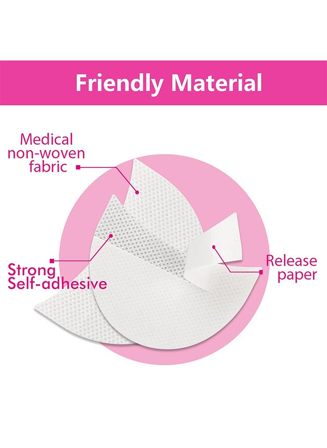 Depend - 50 Pieces Eyeshadow Pad Shield Eyeshadow Patches White Eyeshadow Stencils Under Eye Pads Prevent Makeup Residue For Eyelash Extensions - Perming - Tinting - Lip Makeup - Lint Free Eyeshadow Tape - Image 1