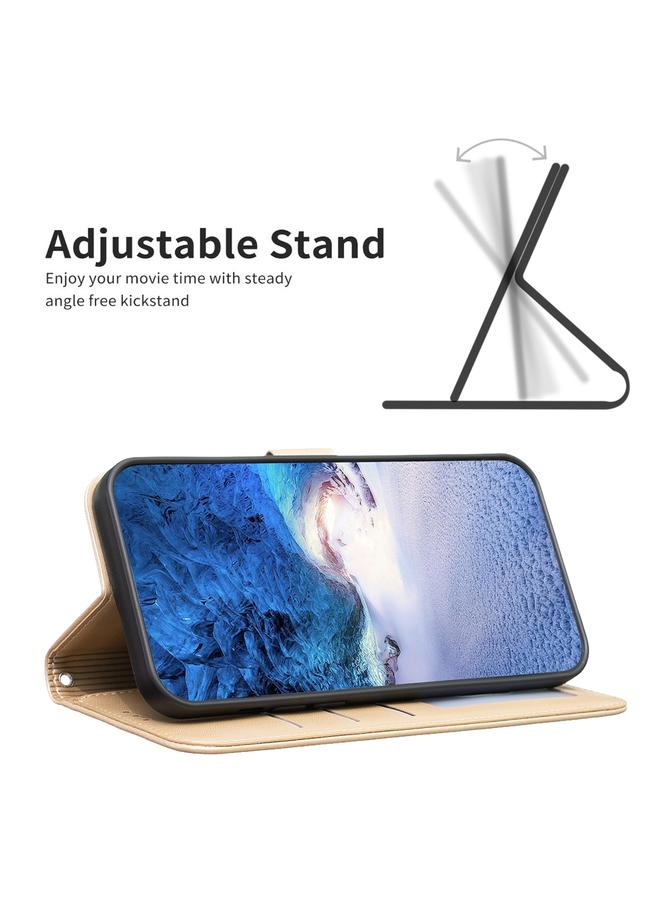 اس-توب جراب لهاتف موتورولا موتو جي 55، جراب جلدي منقوش بأربع أوراق - Image 5