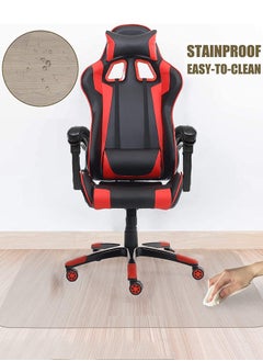 Garlo Clear Chair Mat, Hard Floor Use, 48" x 30" Transparent Office Home Floor Protector mat Chairmats (120 * 90cm Rectangle)  - Image 2
