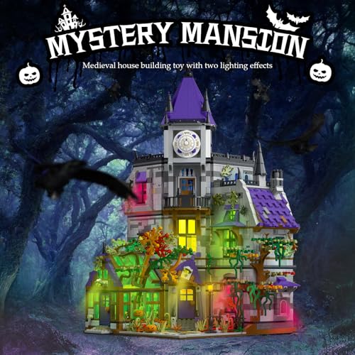JMBricklayer Medieval Castle House Building Set for Adults Ideas House Model Toy Construction Set with LED Lights Medieval Mystery Mansion Collectible or Home Office Decor Gift for Adult 30121 - Image 5