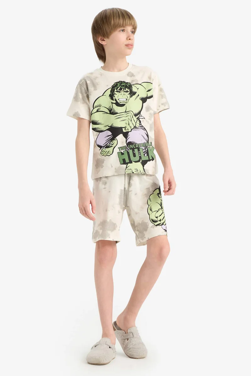 DeFacto Boy Marvel Comics Regular Fit 2 Piece Pyjamas Set