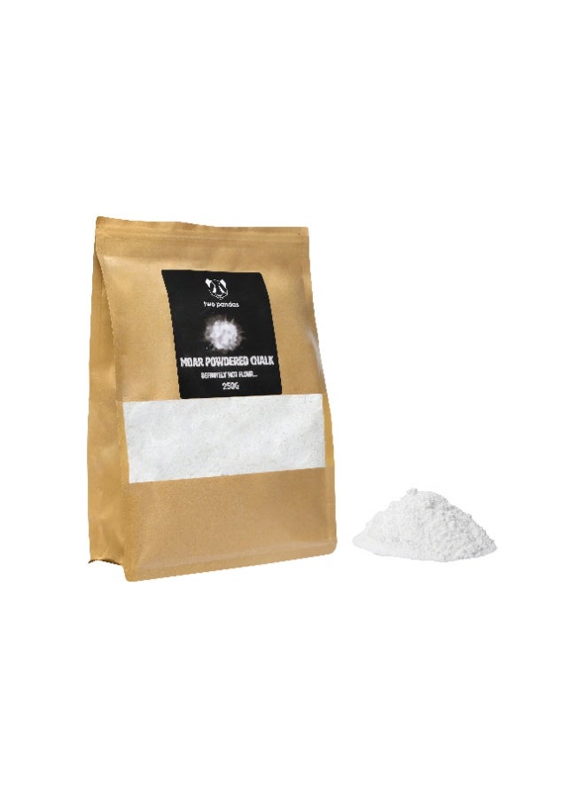 Two Pandas Powdered Chalk for CrossFit, Hyrox, Climbing, Gym, Gymnastics, Weightlifting & Grip Training (250g) - Image 2