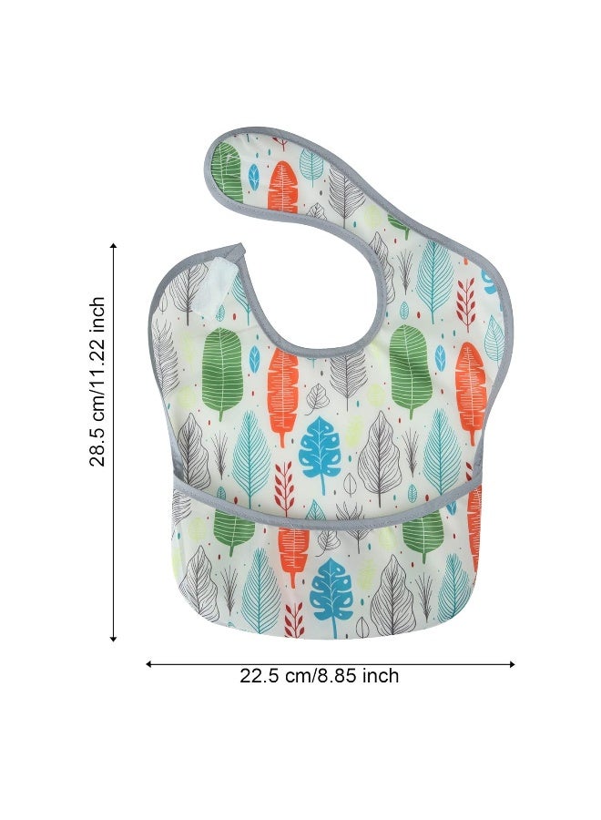PandaEar 3 Pack Super Light Weight Baby Bib, Waterproof, Washable, Stain Oil and Odor Resistant 12-48 Months - Image 2