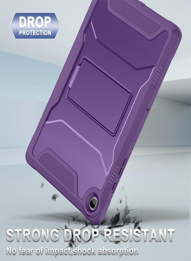 Soke Case for Samsung Galaxy Tab A9 Plus 2023, with Built-in Screen Protector and Kickstand, Rugged Full Body Protective Cover for Galaxy Tab A9+ 11 Inch Tablet [SM-X210/X216/X218],Purple - Image 4