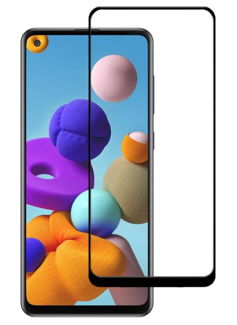 ACLIX Antistatic ESD Dustproof Premium Quality High Definition Tempered Glass Screen Protector Designed For Samsung Galaxy A21s - Image 1