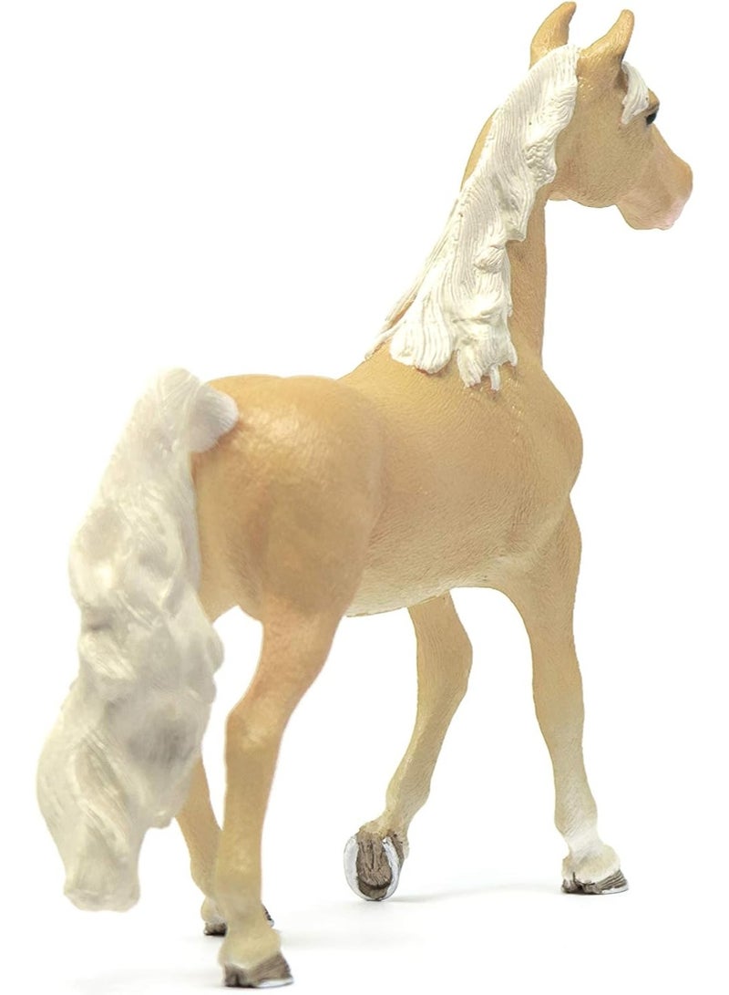 Schleich نادي خيول شلايش، تمثال حيواني، ألعاب خيول للبنات والأولاد من 5 إلى 12 سنة، فرس أمريكية من سلالة السادلبراد - Image 3