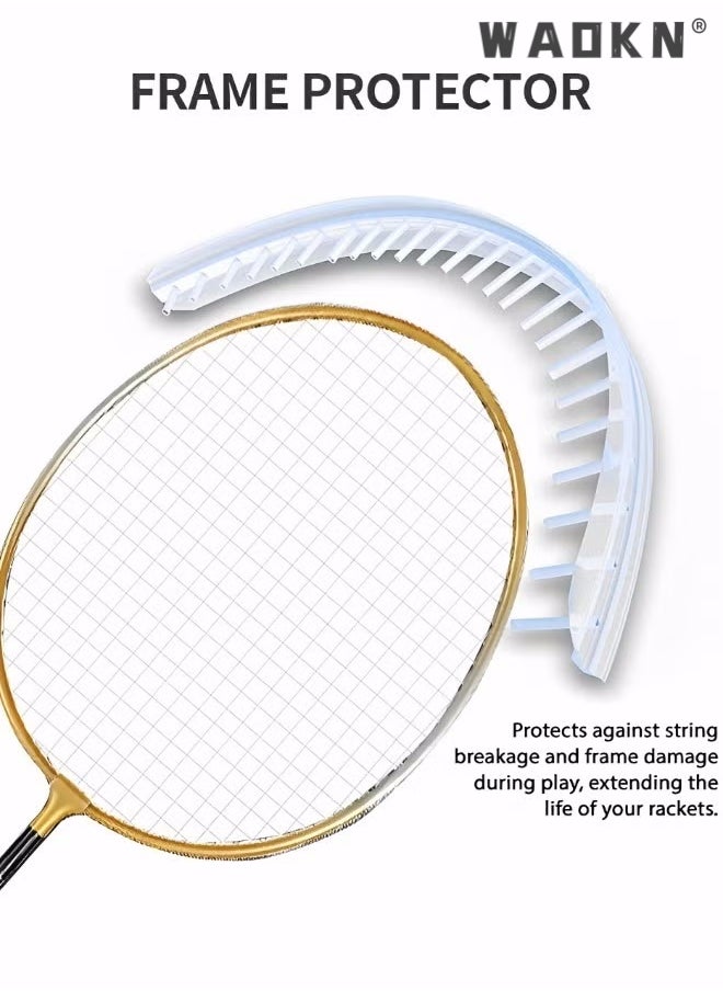 WAOKN 2 Pieces Badminton Set,Outdoor sports set,Badminton Set Including 1 Badminton Bag,2 Rackets,3 badminton balls,1 Replacement Grip Tapes, Badminton Backyard Games for Outdoor, Garden, Beach, Family Fun  - Image 4