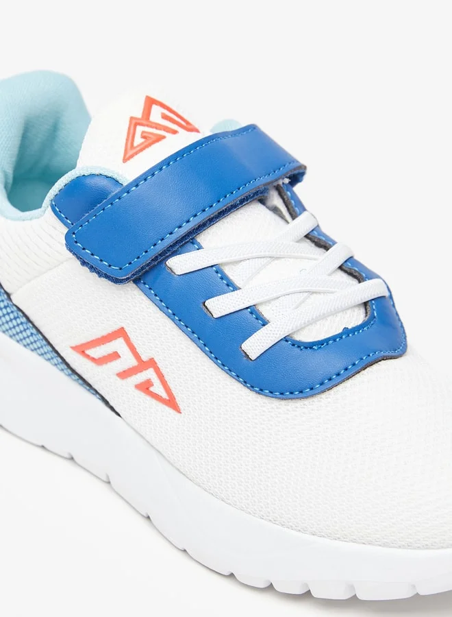 شو اكسبرس Boys Textured Sports Shoes with Hook and Loop Closure