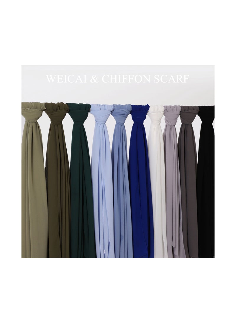 KUYING NewPearl Chiffon Scarf  - Image 2