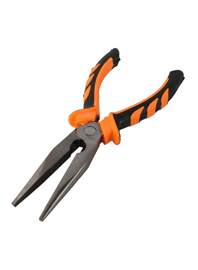 LAWAZIM Rubber Handle Long Nose Plier - 8inch Orange and Black - Needle Nose Pliers with Wire Cutting, Gripping, and Bending Functions - Ideal for Electrical Work, Automotive Repair, & Household Tasks - Image 4