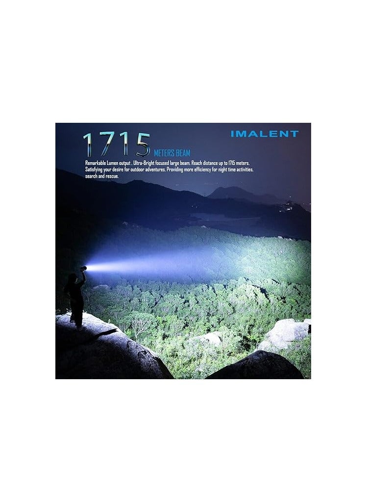IMALENT SR16 Rechargeable Flashlight 55000 Lumens Super Bright Led Flashlight, with Cree XHP50.3 HI LEDs Waterproof Spotlight Flashlight Long Beam 1715 Meters for Emergency - Image 2