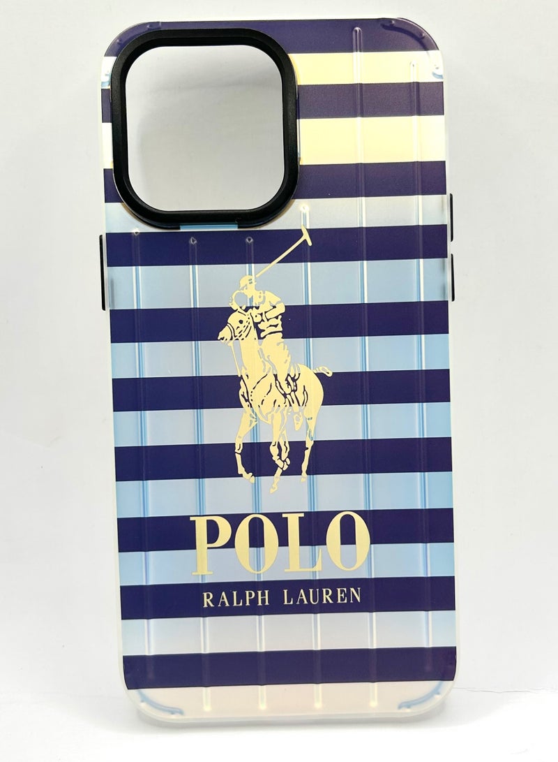 METALIC POLO PRINTED SILICON CASE FOR IPHONE 14 PRO MAX
