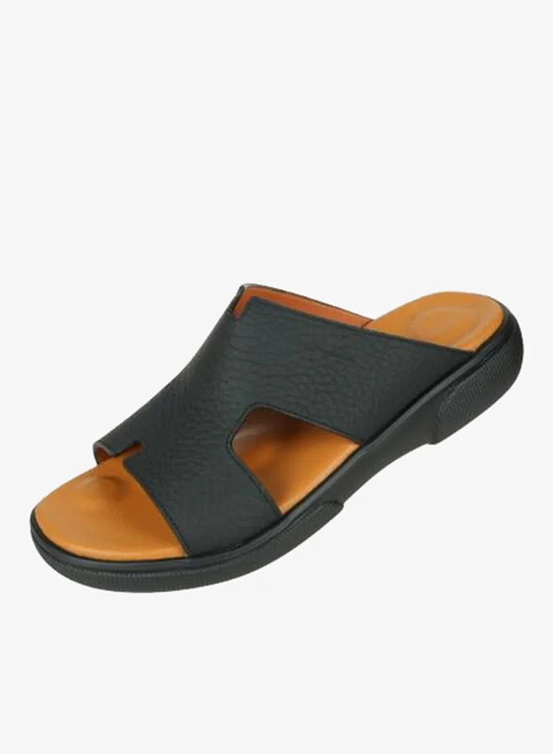 008-3786 Barjeel Uno Mens Arabic Sandals BU005 Black