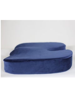 HT Medical seat for fistula and coccyx pain, with German foam filling, for work chairs, the office, the car, and the home, navy blue, suitable for all chairs  - Image 2