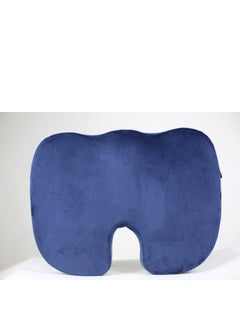 HT Medical seat for fistula and coccyx pain, with German foam filling, for work chairs, the office, the car, and the home, navy blue, suitable for all chairs  - Image 3