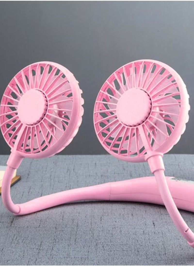 AIWANTO Hand Free Personal Fan Mini Neck Fan Headphone Design Sports Fan Heads  - Image 4