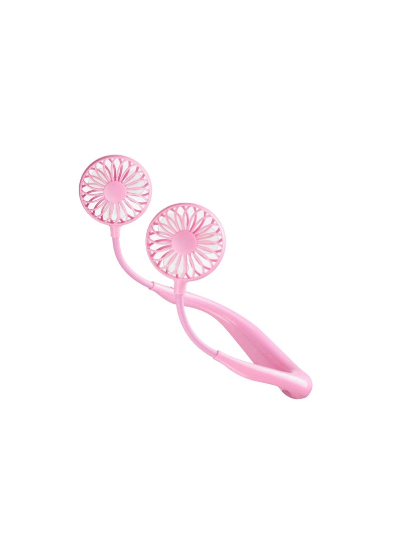 AIWANTO Hand Free Personal Fan Mini Neck Fan Headphone Design Sports Fan Heads  - Image 1
