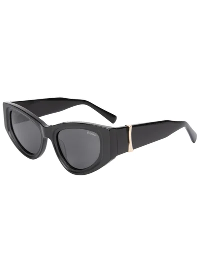 flâneur Flaneur Cats Eye Polarized Sunglasses - UV Protection Shades, Lightweight, Trendy Sunglasses for Women & Men, Scratch-Resistant, Designer Eyewear Accessories, Fashion Goggles with Polarized Lens