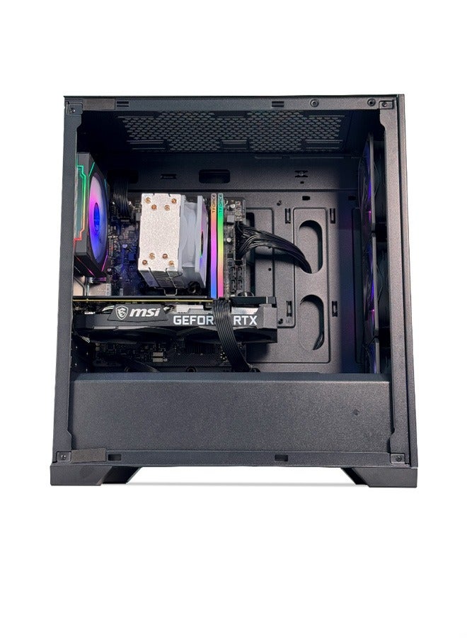 Game Sekret Nova Gaming PC - Intel Core i5-12400F | GeForce RTX 3050 6GB GPU | 16GB DDR4 RAM-1TB NVMe SSD | Air Cooler-H610 MB-500W 80+ PSU | WiFi-Bluetooth-Windows 11 Pro | Game Sekret Desktop Computer | 1 Year Warranty Black - Image 2