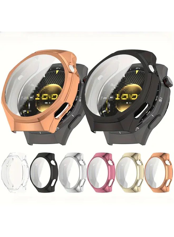 Huawei Watch GT6 Pro 46MM Smartwatch Case Electroplated Rose Golden Cover - Image 2