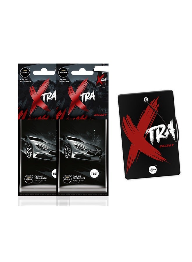 XTRA 2 Piece Aroma X TRA Car Air Freshener Cherry - Image 1
