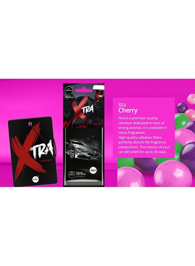 XTRA 2 Piece Aroma X TRA Car Air Freshener Cherry - Image 3
