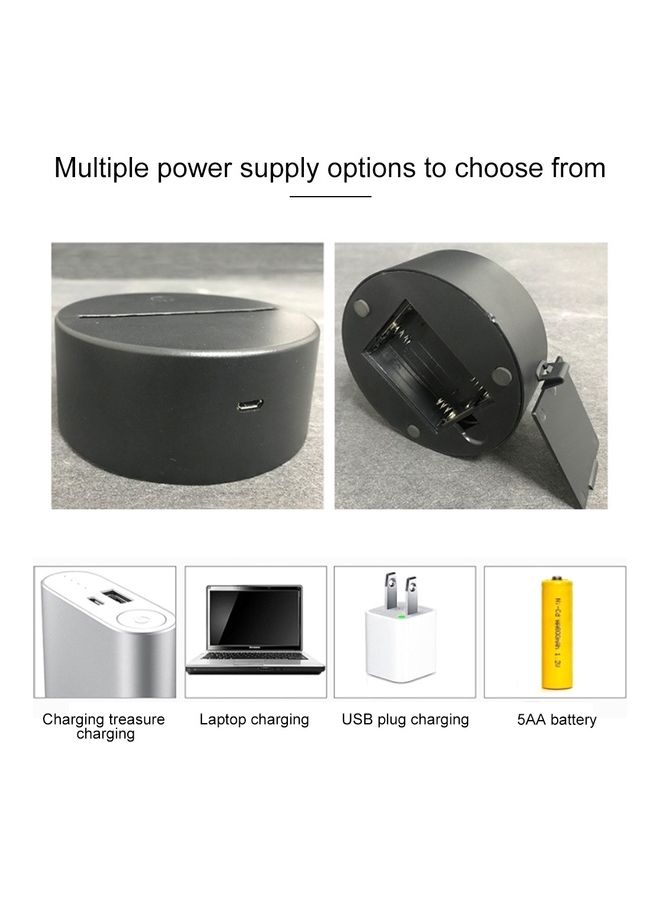 إسكدنيا مصباح LED ليلي للزينة على شكل سيارة متعدد الألوان - Image 3