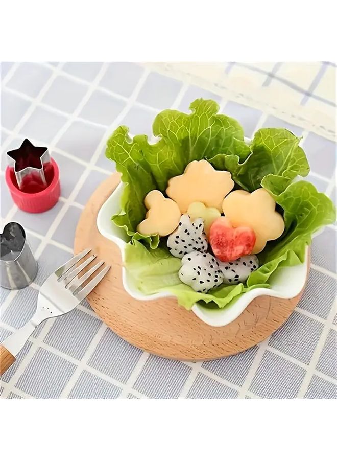 8pcs Stainless Steel Vegetable Cutter Shapes Set cookie Sandwich Biscuit Fruit Baking Mold - Image 4