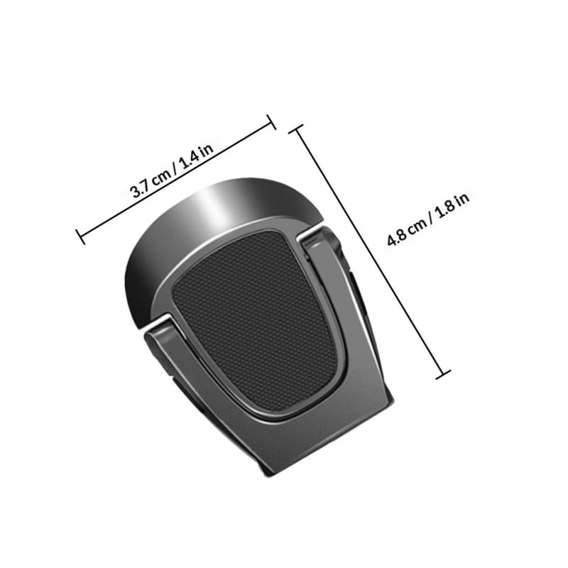 Aluminum Alloy Portable Mini Laptop Stand Foldable 2 Pack Black - Image 3