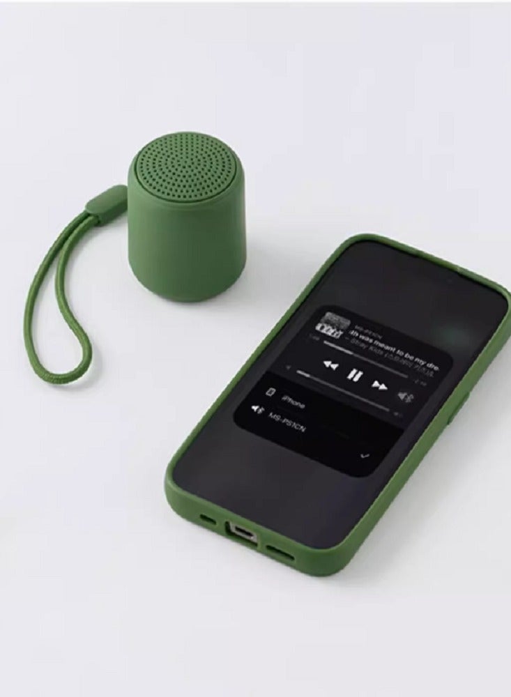 Portable Wireless Bluetooth Speaker Mini Desktop Audio Green - Image 2
