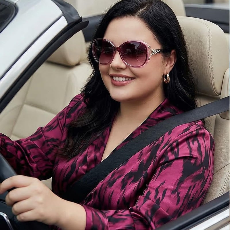 FIMILU Sunglasses for Women Trendy Polarized Sunglasses Oversized Big Sun Glasses Ladies Shades UV Protection | Fits Over Glasses ≤5.4"x1.65". Side Shields Block Sun & Wind. Weighs Only 1.1 oz—Light enough for All-day Comfortable Driving - Image 3