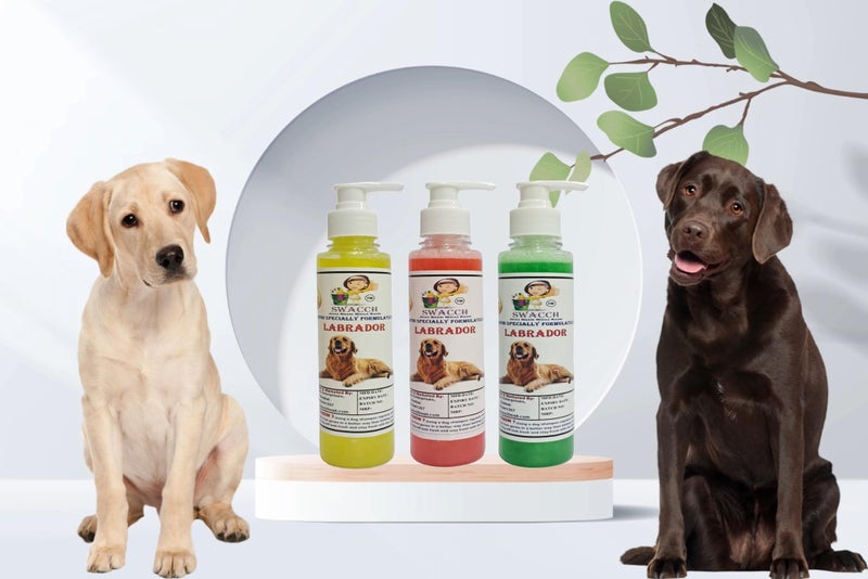 SWACCH Premium Shampoo for Labrador (200ML) (Combo Pack of 3) Lemon, Strawberry & NEEM ALOVERA - Image 2