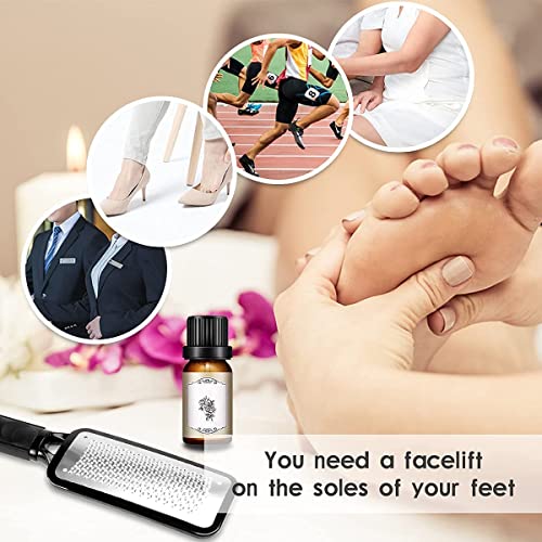 HUDACRUSH Foot Scrubber for Dead Skin, Stainless Steel Feet Scrubber for Dead Skin, Effective Dead Skin Remover Foot File - Image 3