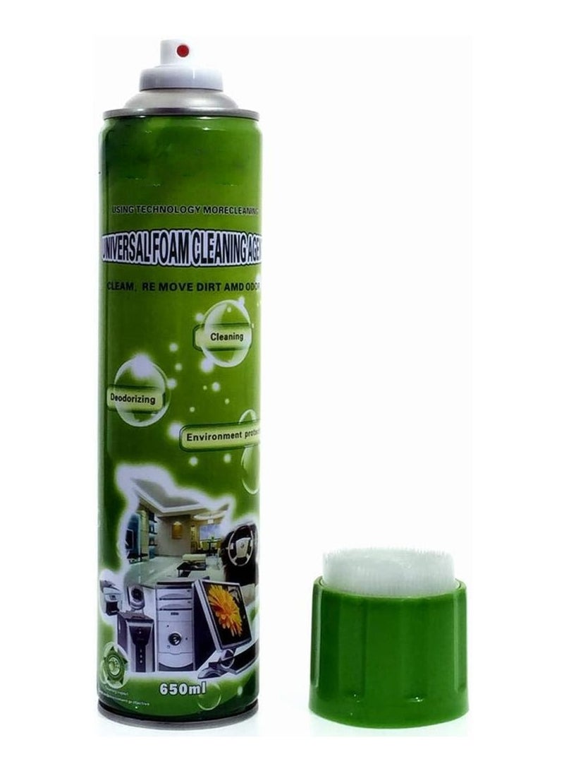 عامل تنظيف رغوي عالمي 650 مل، غير سام ومضاد للميكروبات - Image 2