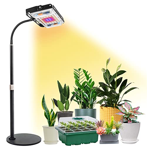 LBW Grow Light for Indoor Plants, Full Spectrum Desk LED Plant Light, Small Grow Lamp with On/Off Switch, Height Adjustable, Flexible Gooseneck, Ideal for Indoor Growth - Image 1