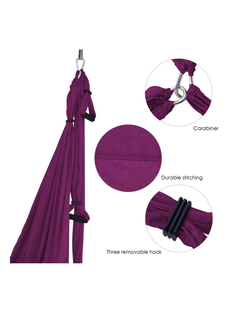 Generic Aerial Yoga Swing Set Yoga Hammock Yoga Swing Strong Anti-Gravity Aerial Yoga Hammock Swing Yoga Swing Sling Inversion Exercises  - Image 3