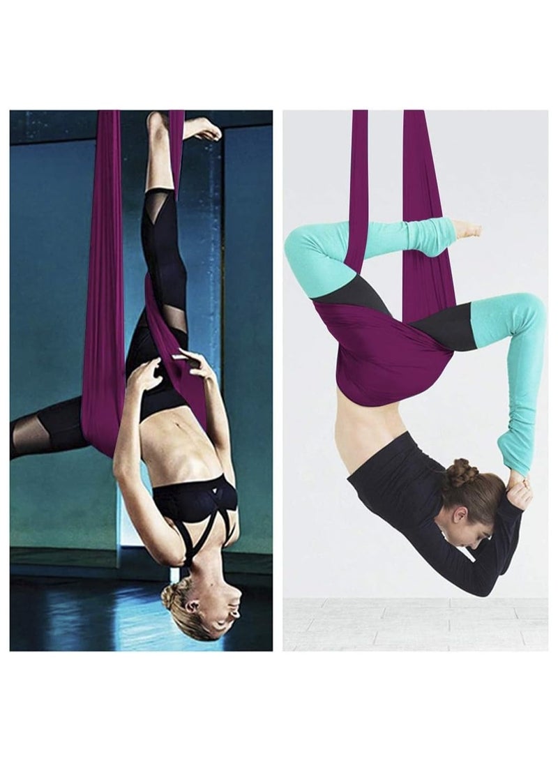 Generic Aerial Yoga Swing Set Yoga Hammock Yoga Swing Strong Anti-Gravity Aerial Yoga Hammock Swing Yoga Swing Sling Inversion Exercises  - Image 5