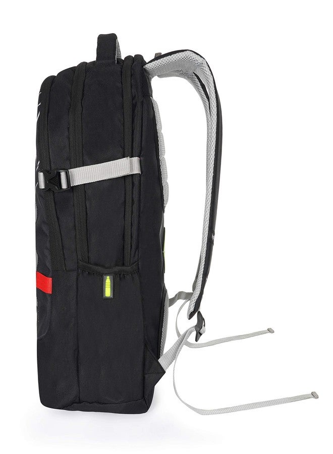 Hyper Adam Success 35 L Polyester Wild Casual Anti-Theft Backpack with 3 Large Compartment (Black) - Image 4